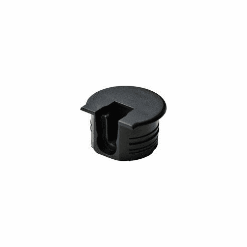 Hafele Connector Housing, Rafix Tab 20 System, Black; 16mm, Item# 263.09.339, 26309339, 263-09-339