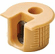 Hafele Connector Housing, Rafix 20 System, without Ridge, Plastic, with Tightening Element, For wood thickness 19 mm, maple, Item# 263.10.165, 26310165, 263-10-165