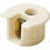 Hafele Connector Housing, Rafix 20 System, without Ridge, Plastic, with Tightening Element, For wood thickness 16 mm, beige, Item# 263.10.403, 26310403, 263-10-403