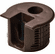 Hafele Connector Housing, Rafix 20 System, without Dowel, with Ridge, Plastic, with Tightening Element, For wood thickness 19 mm, brown, Item# 263.14.105, 26314105, 263-14-105