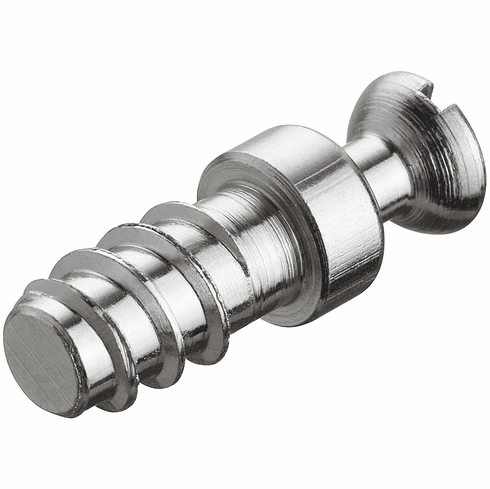 Hafele Connecting Bolt, Rafix 20, With special thread, Unfinished, thread length L: 15 mm, Item# 263.20.150, 26320150, 263-20-150