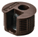 Hafele Connector Housing, Rafix 20 Flush System, Without Ridge, Plastic, For wood thickness 19 mm, brown, Item# 263.50.105, 26350105, 263-50-105