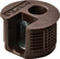 Hafele Connector Housing, Rafix 20 Flush System, Without Ridge, Plastic, For wood thickness 19 mm, brown, Item# 263.50.105, 26350105, 263-50-105