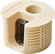 Hafele Connector Housing, Rafix 20 Flush System, Without Ridge, Plastic, For wood thickness 19 mm, beige, Item# 263.50.405, 26350405, 263-50-405