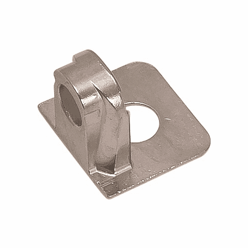 Hafele Tab V Support Element, for 5 mm Varianta Screws, Zinc, nickel plated, For wood thickness: From 19 mm, Item# 263.60.556, 26360556, 263-60-556