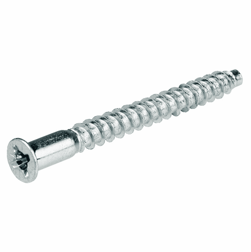 Hafele Countersunk Connector, Confirmat, Pozi Drive, Size 2, Steel, Length: 38 mm, Item# 264.37.098, 26437098, 264-37-098