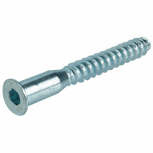 Hafele Countersunk Connector, Confirmat, Hex Socket, 3 mm, Steel, with hexagon socket SW3, Length: 40 mm, Item# 264.39.092, 26439092, 264-39-092