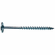 Hafele PowerHead Screws, for Wood, #2 Square Drive, #10 x 1 1/2" (2,000 pcs) zinc, Item# 264.67.916, 26467916, 264-67-916