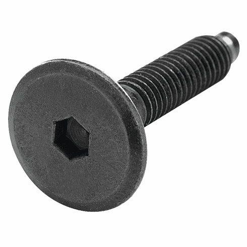 Hafele Joint Connector Bolt, 1/4-20, Type JCB-B, Black oxide, 30 mm, thread length 20 mm, Item# 264.76.330, 26476330, 264-76-330