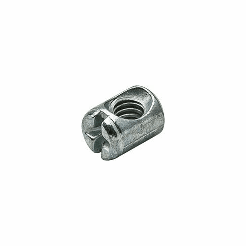 Hafele Cross Dowel, 1/4 - 20 x 13 mm, Phillips, Off-center thread, Zinc, die-cast, galvanized, Item# 264.86.913, 26486913, 264-86-913