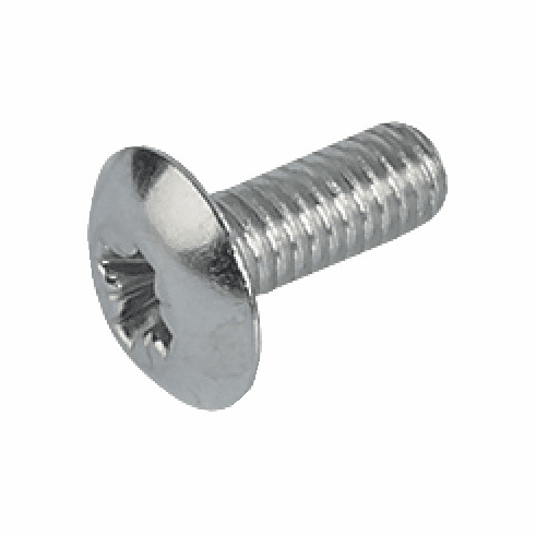 Hafele Fastening Screw, Cross-Slot Z, Size 2, Nickel plated, Item# 267.00.720, 26700720, 267-00-720