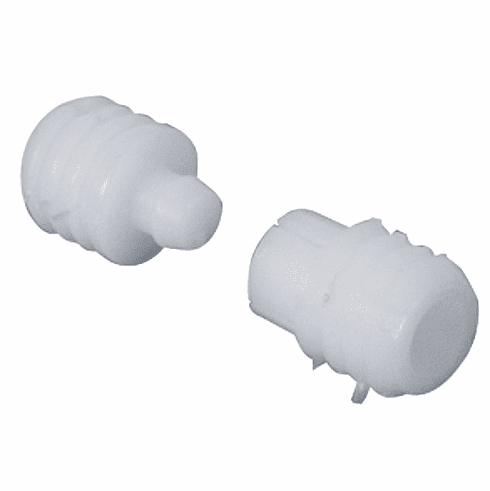 Hafele Two-Piece Connector, Press-Fit, Detachable, Nylon, 2-piece, Item# 267.20.700, 26720700, 267-20-700