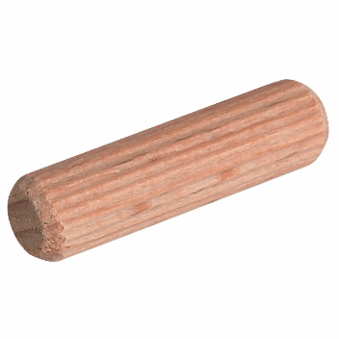 Hafele Wood Dowel, Fluted, Kiln-dried hardwood, 5 x 25 mm, Item# 267.83.025, 26783025, 267-83-025