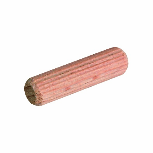 Hafele Wood Dowel, Fluted, Kiln-dried hardwood, 8 x 35 mm, bulk pack, Item# 267.83.237, 26783237, 267-83-237