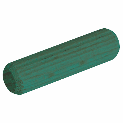 Hafele Wood Dowel, Pre-Glued, Multi-Grooved, 5/16" x 30 mm, bulk, Item# 267.84.229, 26784229, 267-84-229