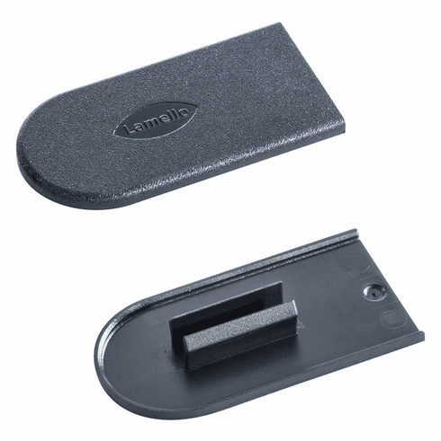 Hafele Cover cap, Lamello Cabineo, Black RAL 9005, Item# 267.91.262, 26791262, 267-91-262