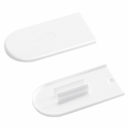 Hafele Cover cap, Lamello Cabineo, Signal white, RAL 9003, Item# 267.91.267, 26791267, 267-91-267