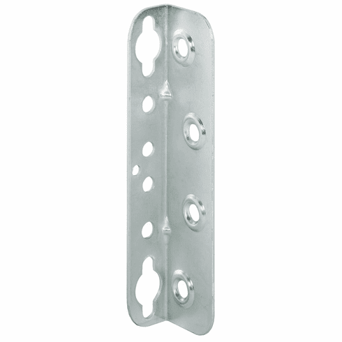 Hafele Berliner Bed Fitting, 127 mm, with hook-in part, Height: 127 mm, Item# 271.19.946, 27119946, 271-19-946