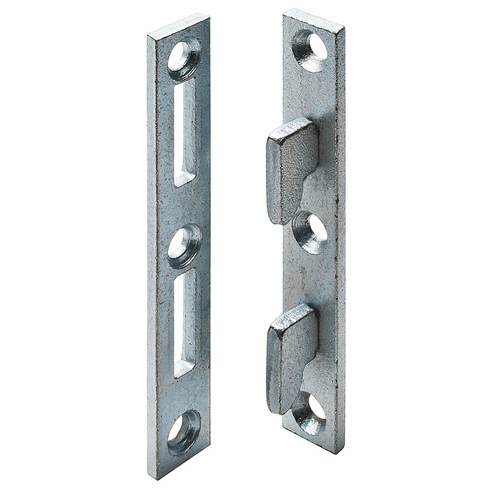 Hafele Berliner Bed Fitting, 105 mm, For machined-recess installation, Item# 271.33.008, 27133008, 271-33-008