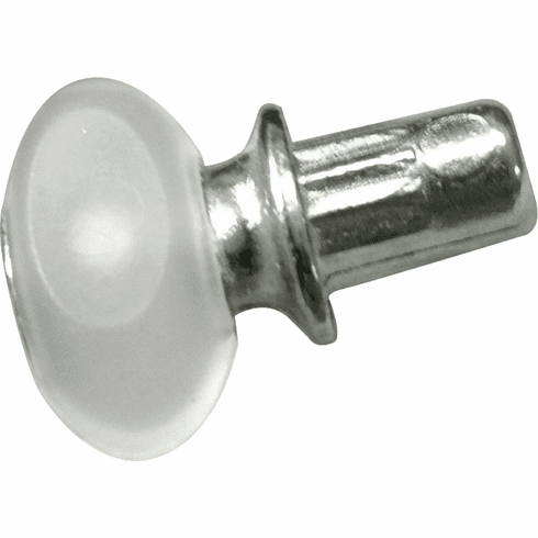Hafele Shelf Support, Ø5 mm, With Cap, Nickel-plated, Item# 281.43.700, 28143700, 281-43-700