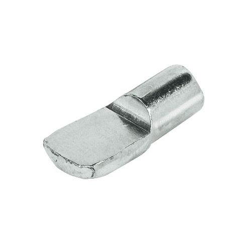 Hafele Shelf Support, Ø7 mm, Steel, load-bearing capacity 100 kg (in compliance with DIN EN 1727:1998-06), Nickel-plated, Item# 282.01.701, 28201701, 282-01-701