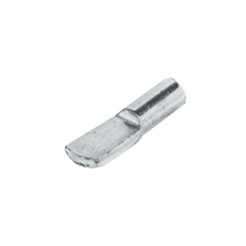Hafele Shelf Support, 4 mm, Steel, load-bearing capacity 60 kg (in compliance with DIN EN 1727:1998-06), Nickel-plated, Item# 282.04.702, 28204702, 282-04-702