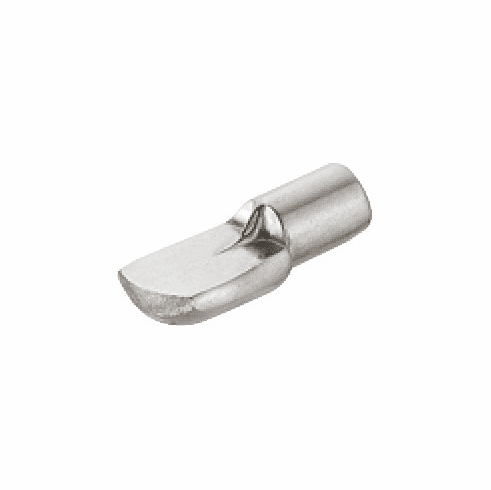 Hafele Shelf Support, Anti-Slip, Ø5 mm, Steel, Nickel-plated, Item# 282.04.712, 28204712, 282-04-712