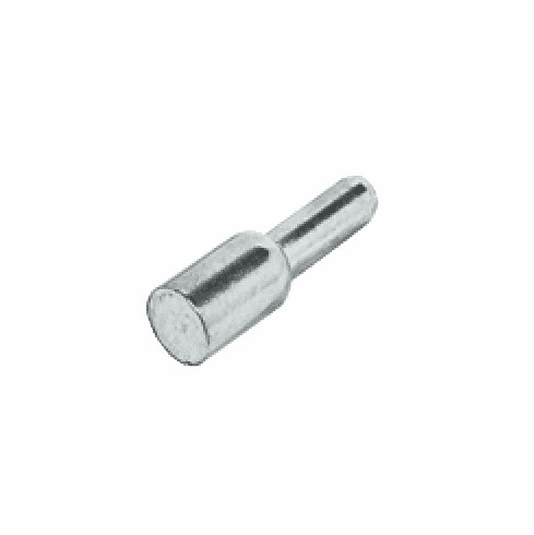 Hafele Shelf Support, 3 mm, Zinc alloy, with twin grooves, load bearing capacity 9.4 kg in compliance with DIN EN 16337:2013, i.e. 75 kg test load, Nickel-plated, Item# 282.06.706, 28206706, 282-06-706
