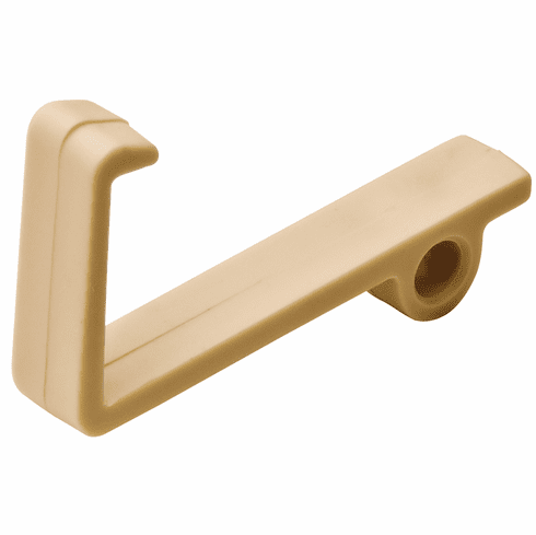 Hafele Plastic Shelf Retainer, 5 mm, for Shelf Thickness of 19 mm, System Varianta 32, Beige, Item# 282.16.471, 28216471, 282-16-471
