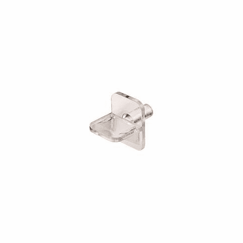 Hafele Shelf Support, with Collar, 5 mm, Plastic, transparent, Item# 282.22.013, 28222013, 282-22-013