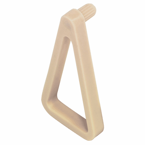 Hafele Shelf Hold-Down, for 19 mm Shelf, 5 mm, Plastic, for shelf thickness 16 mm, Beige, Item# 282.28.739, 28228739, 282-28-739