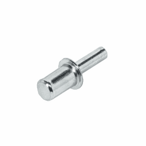 Hafele Shelf Support, 3 mm or 5 mm, Zinc alloy, with twin grooves, load bearing capacity 9.4 kg in compliance with DIN EN 16337:2013, i.e. 75 kg test load, Nickel-plated, Item# 282.43.727, 28243727, 282-43-727