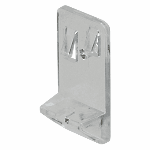 Hafele Shelf Support, Heavy Duty, 5 mm, Double pin for 32 mm locks, 3/4" or 1" shelves, Transparent, Item# 282.47.403, 28247403, 282-47-403