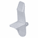 Hafele Shelf Support, With Spring Clip, For wood shelves 16 mm thick, white, Item# 282.47.730, 28247730, 282-47-730