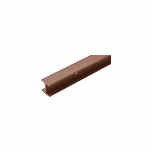 Hafele H-Channel Shelf Connector, 12 7/8" Length, For use on 3/4" material, Brown, Item# 282.79.110, 28279110, 282-79-110