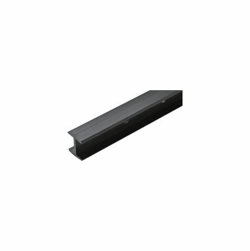 Hafele H-Channel Shelf Connector, 12 7/8" Length, For use on 3/4" material, Black, Item# 282.79.300, 28279300, 282-79-300