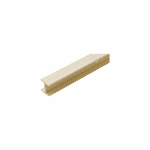 Hafele H-Channel Shelf Connector, 12 7/8" Length, For use on 3/4" material, Almond, Item# 282.79.400, 28279400, 282-79-400