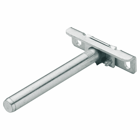 Hafele Shelf Support, with Screw-On Plate, Side, Height and Tilt Adjustment, Wall mounting, concealed, eccentric sleeve plastic, Galvanized, Item# 283.33.904, 28333904, 283-33-904