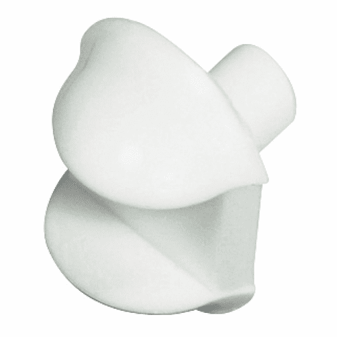 Hafele Glass Shelf Support, Plastic, 5 mm, Thickness 5 mm, Item# 287.28.450, 28728450, 287-28-450