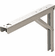 Hafele 206 Series Folding Bracket, Heavy Duty, KV - weight capacity up to 880 lbs./pair, Size 16", 400 x 240 x 20 mm, Item# 287.31.742, 28731742, 287-31-742