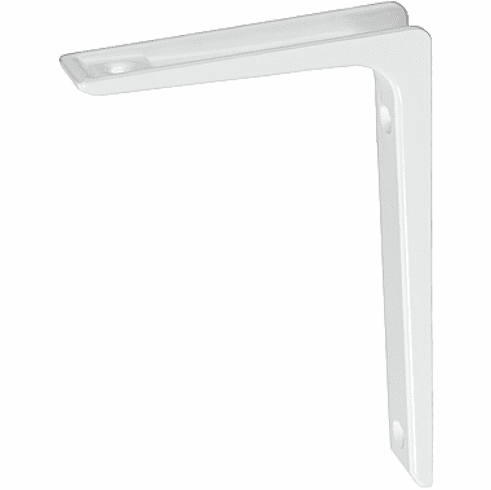 Hafele Shelf Support, Aluminum, Dimensions (AxBxC): 150 x 20 x 200 mm, 120 kg capacity (per pair) white, Item# 287.35.741, 28735741, 287-35-741