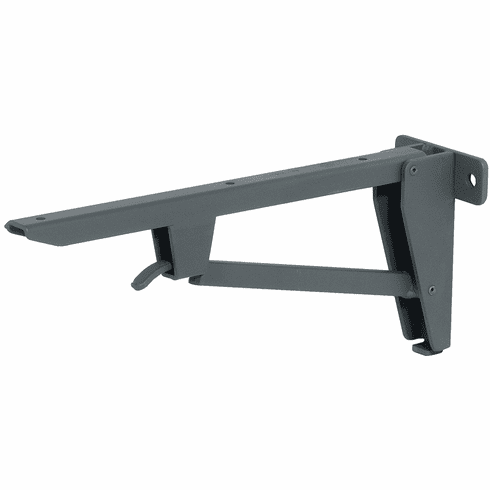 Hafele Folding Table Bracket, Hebgo, Light-Duty, Steel, Dimensions (AxBxC): 330 x 82 x 134 mm, gray primed, Item# 287.42.403, 28742403, 287-42-403