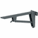 Hafele Folding Table Bracket, Hebgo, Light-Duty, Steel, Dimensions (AxBxC): 380 x 82 x 134 mm, gray primed, Item# 287.42.412, 28742412, 287-42-412