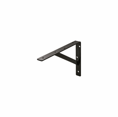 Hafele 208 Series L-Bracket, Super Duty, KV - weight capacity up to 1,200 lbs./pair, Size 12", black, 300 x 203 x 30 mm, Item# 287.55.361, 28755361, 287-55-361