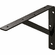 Hafele 208 Series L-Bracket, Super Duty, KV - weight capacity up to 1,200 lbs./pair, Size 22", black, 550 x 361 x 30 mm, Item# 287.55.364, 28755364, 287-55-364