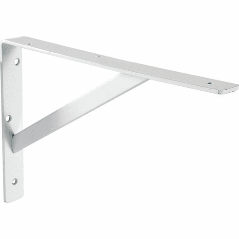 Hafele 208 Series L-Bracket, Super Duty, KV - weight capacity up to 1,200 lbs./pair, Size 22", White, 550 x 361 x 30 mm, Item# 287.55.764, 28755764, 287-55-764