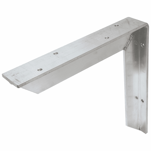 Hafele 287.74.050 Counter Support Bracket, aluminum, mill finish, 12" x 12" (sold in multiples of 2 pieces), 28774050, 287-74-050