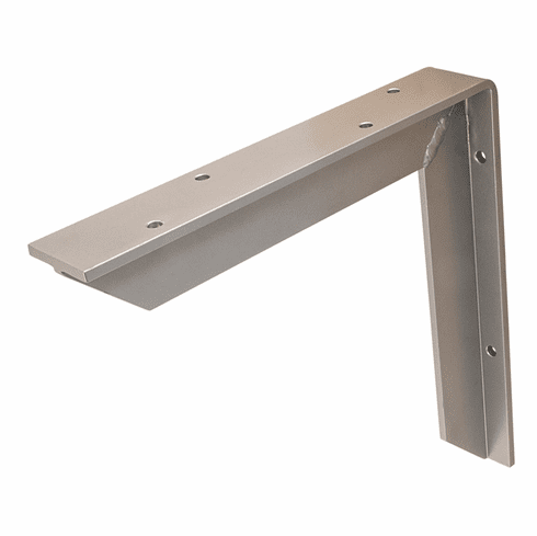 Hafele Countertop Support Bracket, Aluminum, L x H: 457 x 610 mm (18 x 24"), 450 lbs per bracket, powder chrome, Item# 287.74.452, 28774452, 287-74-452