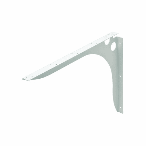 Hafele SpeedBrace Work Surface Bracket, Rigid, (LxWxH) 610 x 45 x 533 mm, white, Item# 287.74.705, 28774705, 287-74-705
