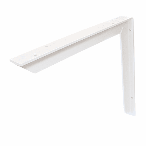 Hafele Countertop Support Bracket, Aluminum, L x H: 457 x 457 mm (18 x 18"), 450 lbs per bracket, powder white, Item# 287.74.751, 28774751, 287-74-751